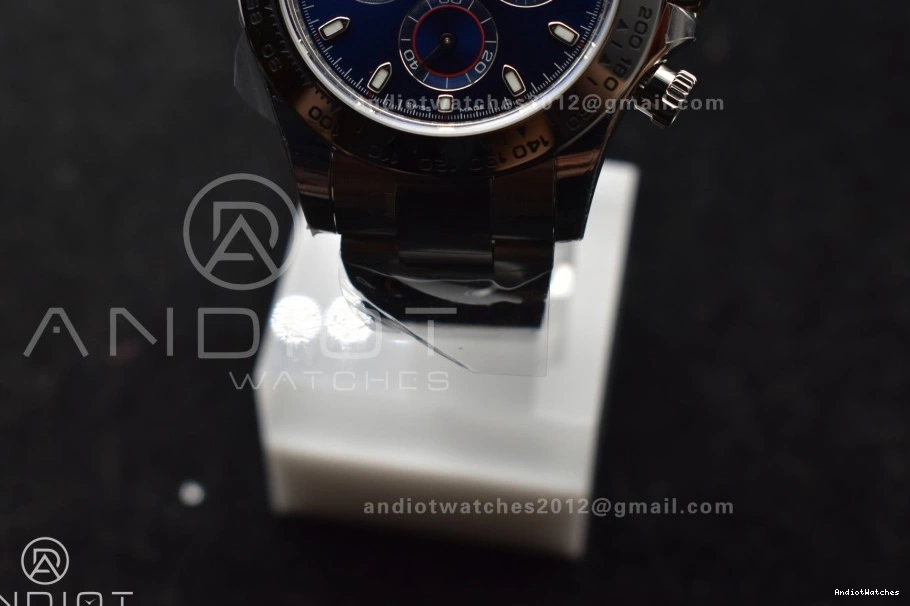 SS Bracelet Best 751 904L Stretchable Edition 116509 BTF 1:1 Daytona Case Dial Blue SA and 0420